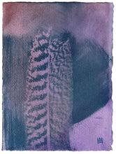 Load image into Gallery viewer, "Purple Feather Column"