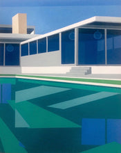 Load image into Gallery viewer, "Kaufmann House Blue"