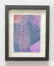 Load image into Gallery viewer, "Purple Feather Column"