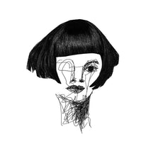 Load image into Gallery viewer, "Jackie" 10 x 12 Black Frame