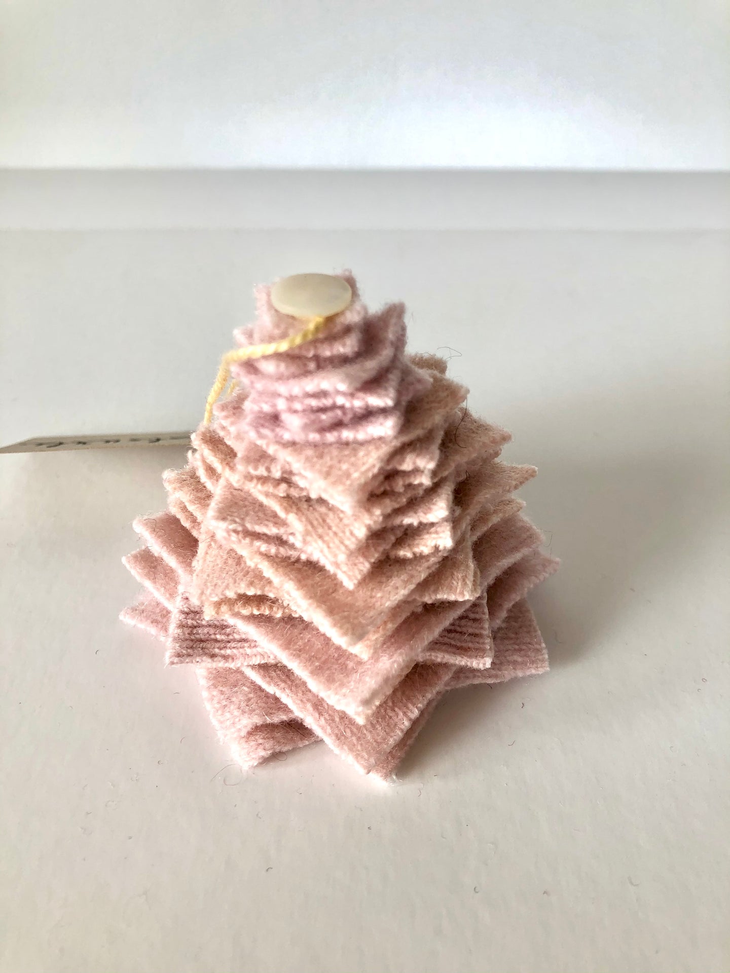 Dusty Rose Cashmere Tree Ornament
