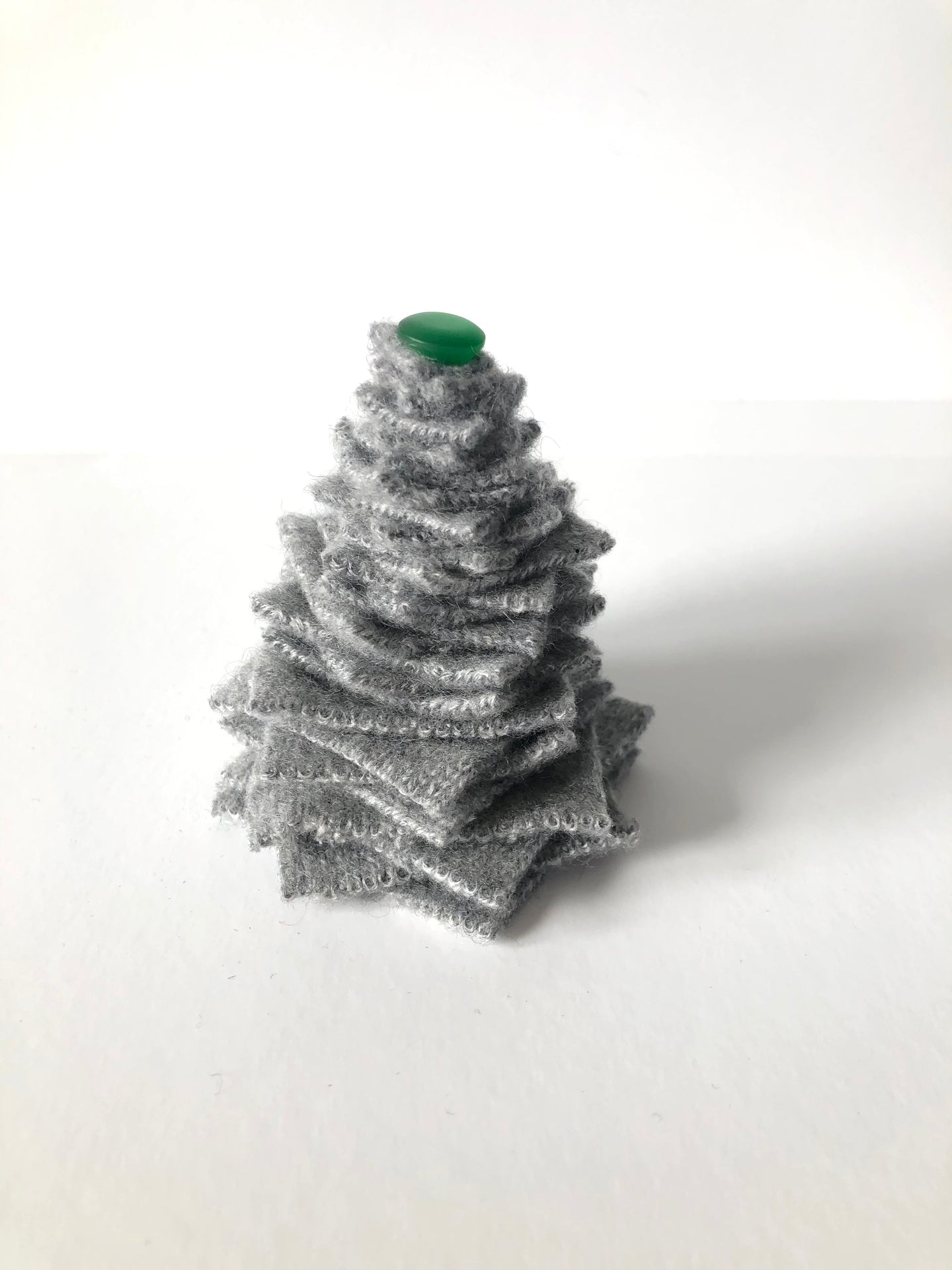 Gray Cashmere Tree Ornament