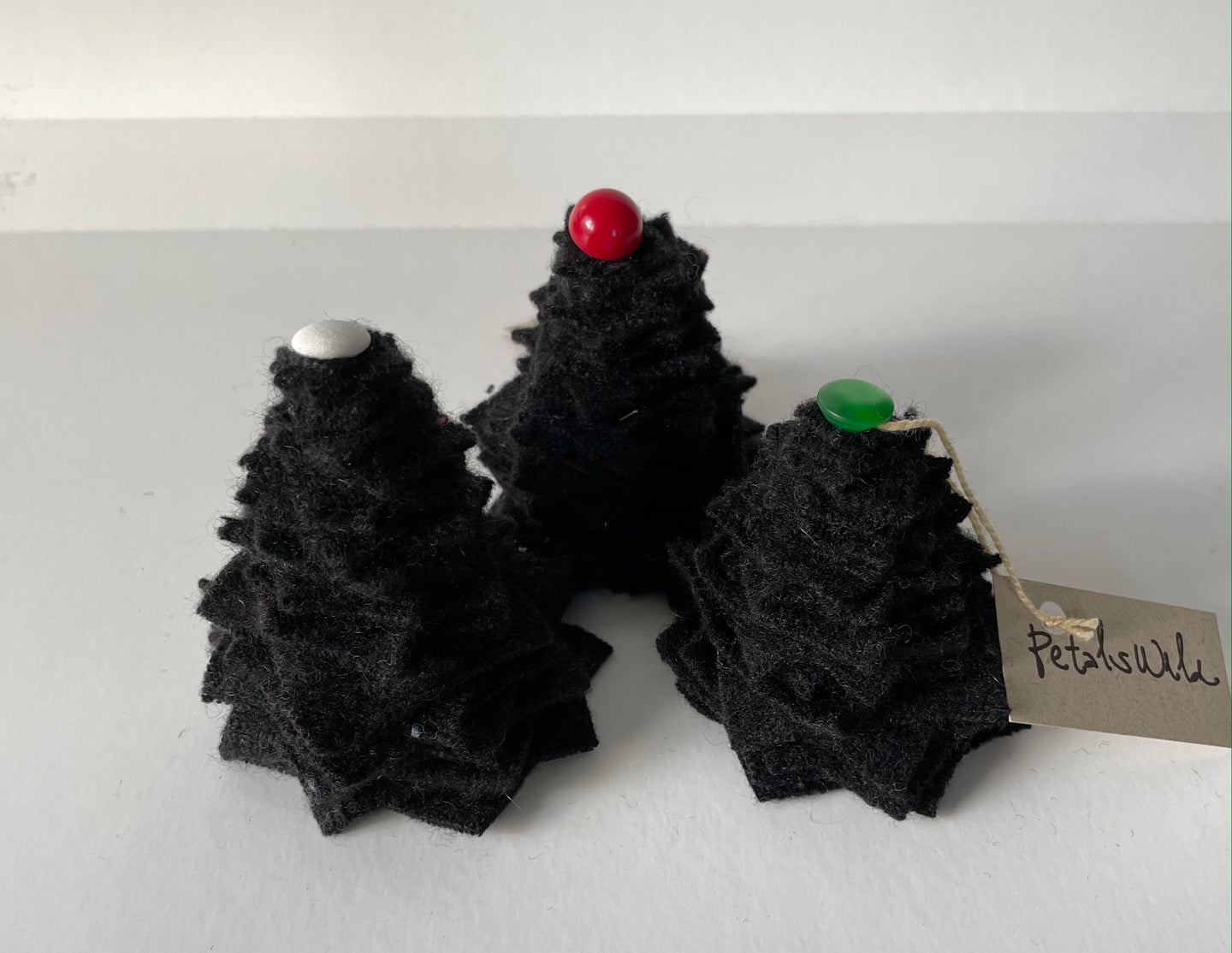 Black Cashmere Tree Ornaments