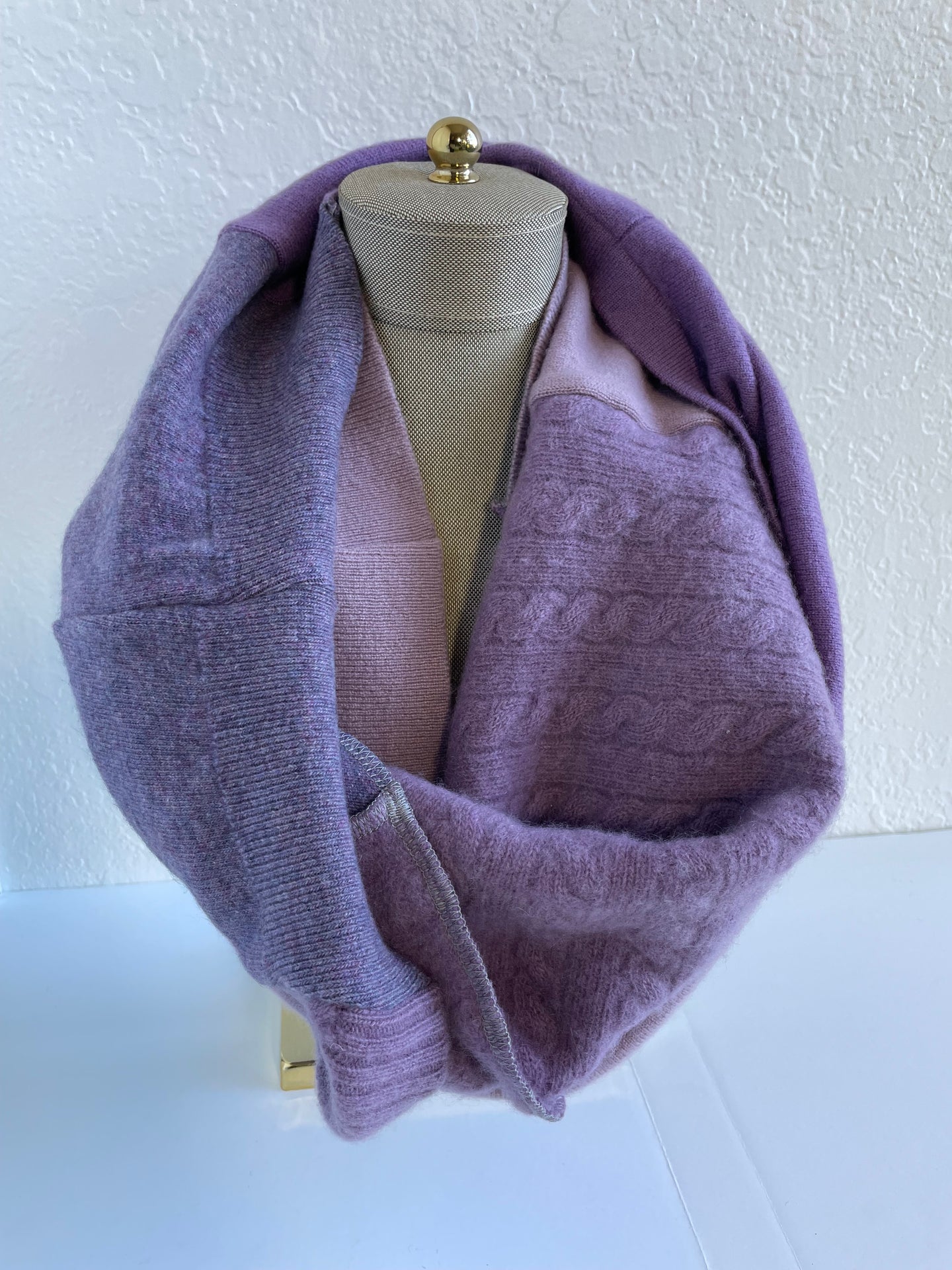 Lilac Infinity Cashmere Scarf