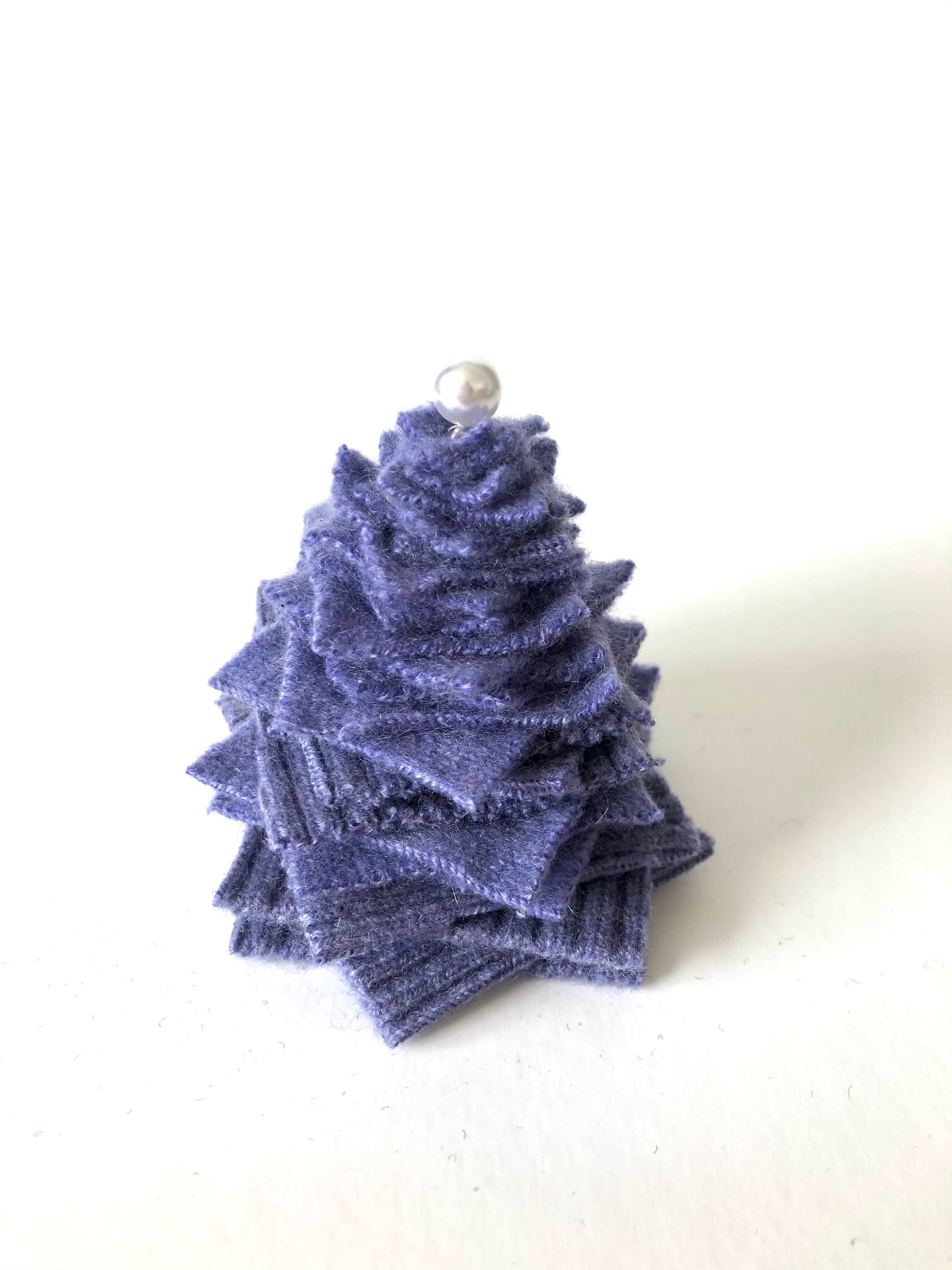 Purple Cashmere Tree Ornament