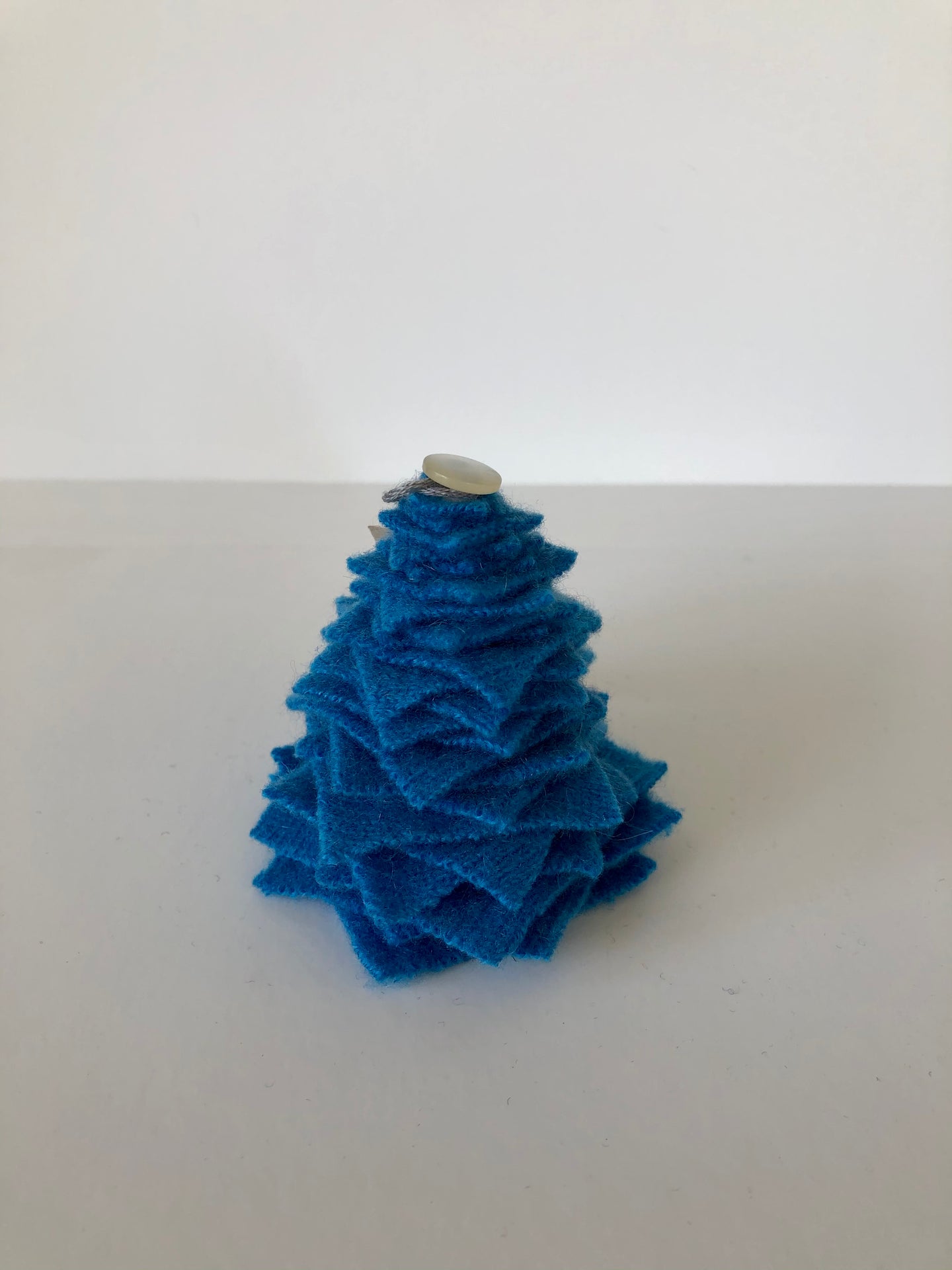 Turquoise Cashmere Tree Ornament