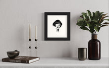 Load image into Gallery viewer, &quot;Jackie&quot; 10 x 12 Black Frame
