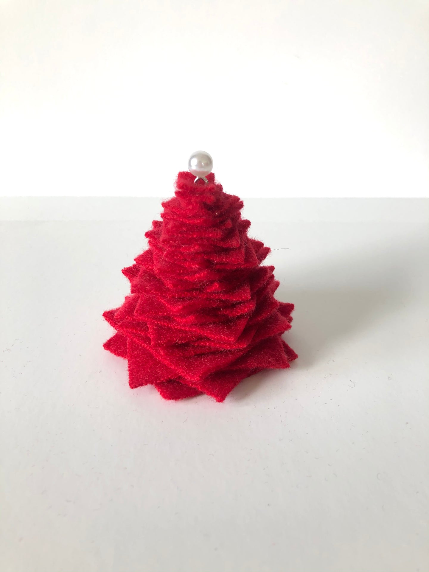 Red Cashmere Tree Ornament