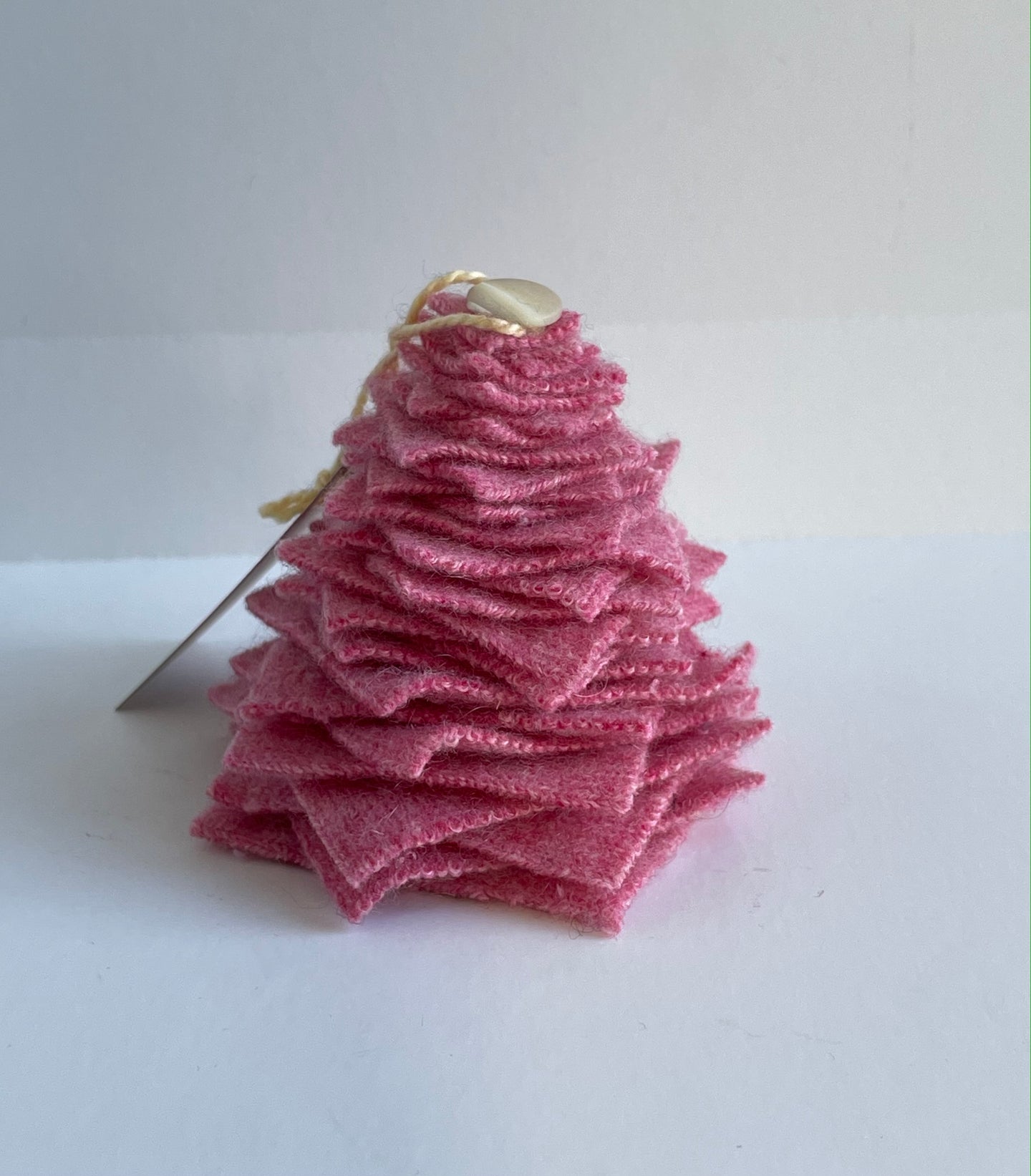 Rose Pink Cashmere Tree Ornament