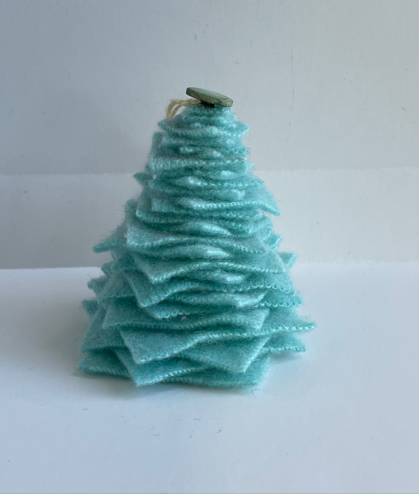 Seafoam Green Cashmere Tree Ornament